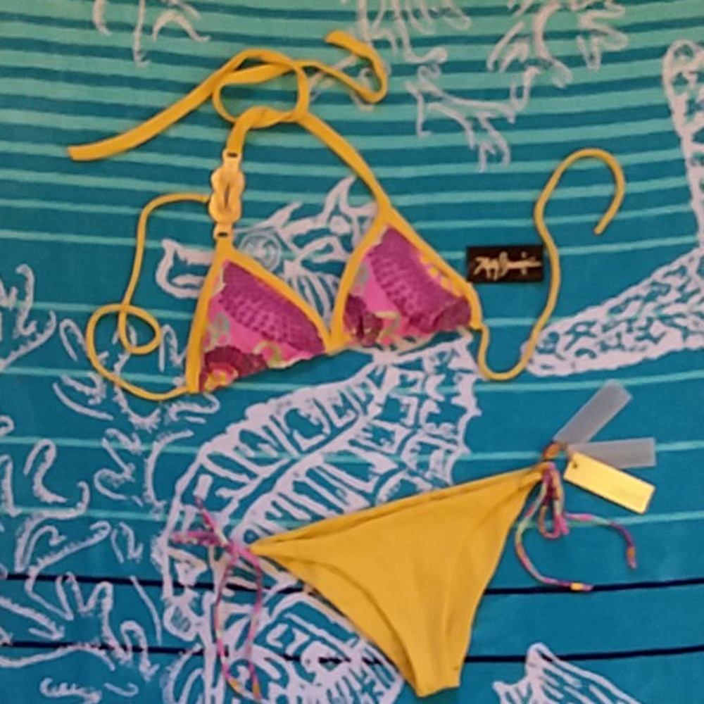 Caffe yellow ❤Change of Heart❤bikini